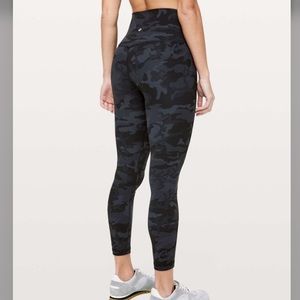 Lululemon align pant camo sequoia 7/8 25”